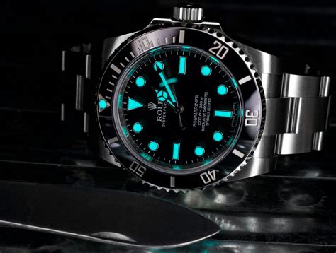 rolex submariner lume dot|rolex luminous.